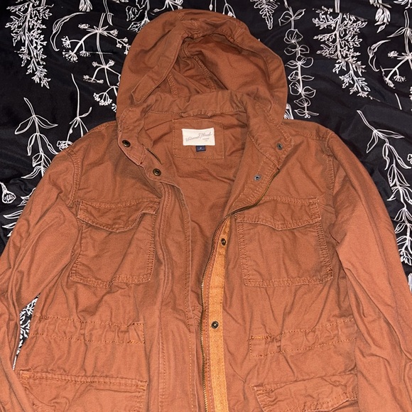 Rust Orange Utility Jacket - Picture 2 of 5